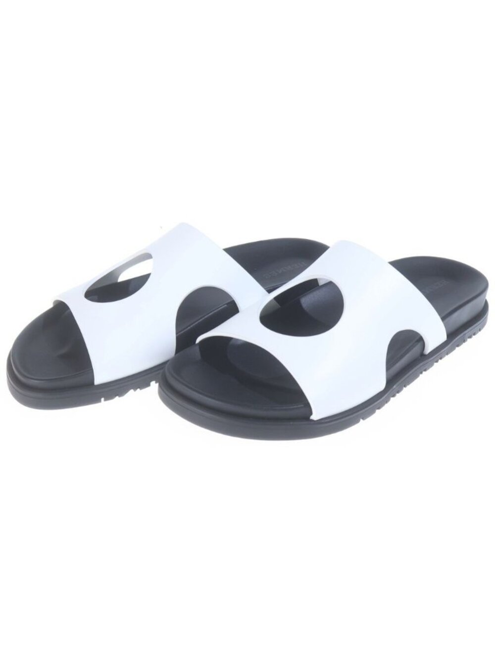 Hermes Edit Flat Sandals Low Cut Shoes White
